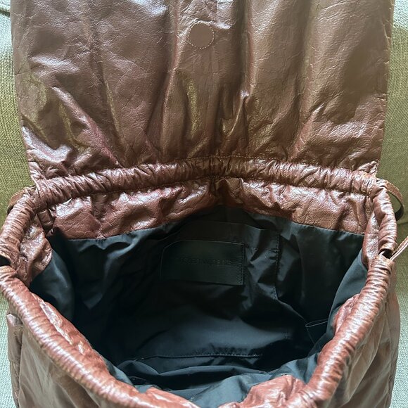 Christian Wijnants Acube Bag - Brown Lambskin Leather - Picture 8 of 12